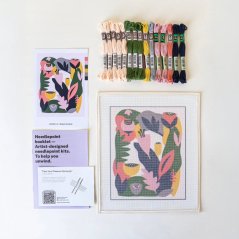 Autorská vyšívací sada - Blush Garden