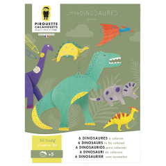 Papírová kreativní sada pro děti - Vyrob si dinosaury