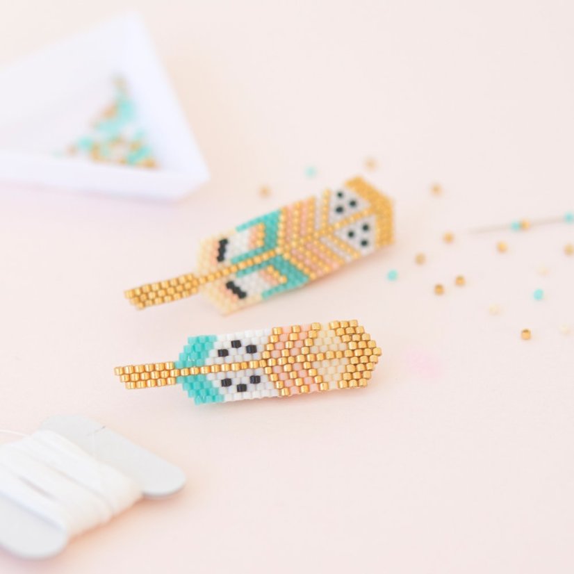 Feather Brooches DIY Kit