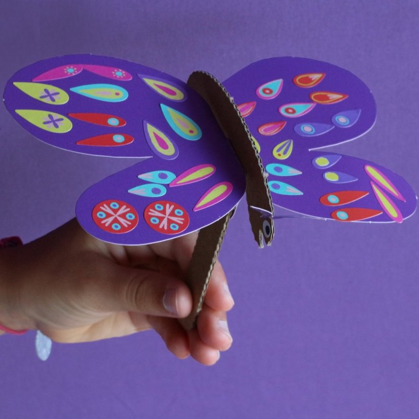 Paper DIY kit for kids - Create butterflies