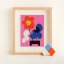 Artist Designed Needlepoint Kit for Beginners - Mickebana Pink