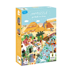 Puzzle pro děti Vrať se v čase (plus plakát) - Starověký Egypt