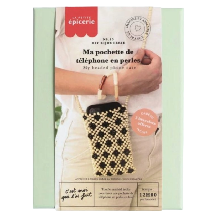 Beaded phone case kit