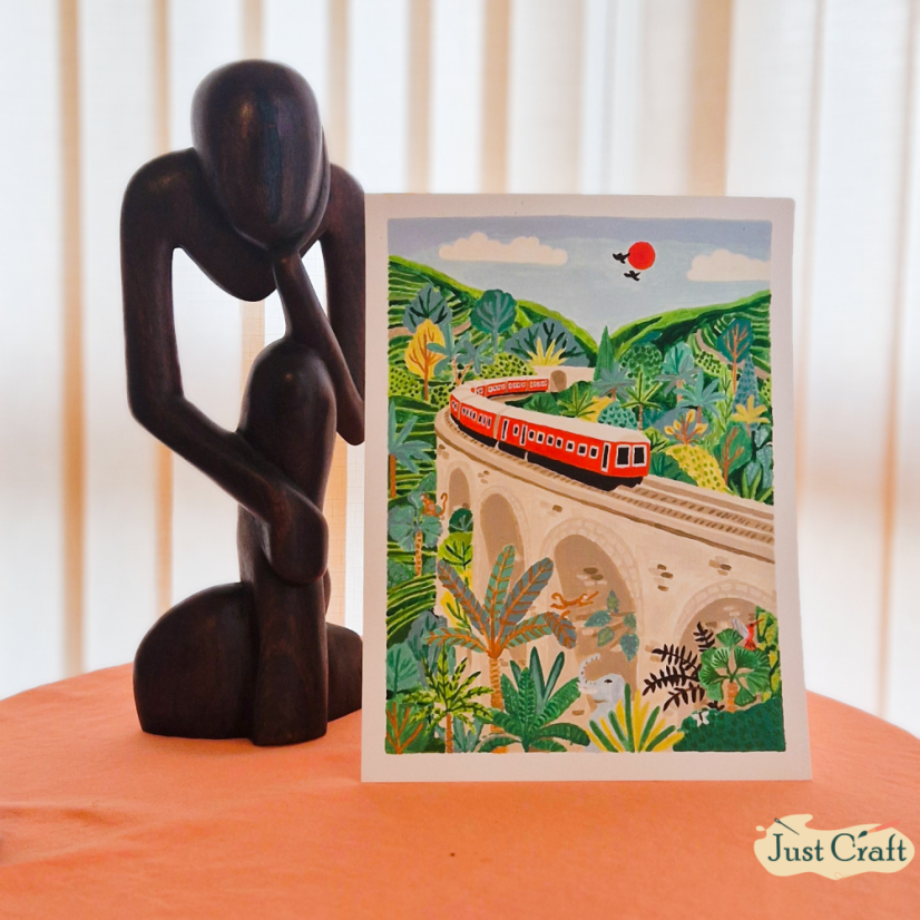 Painting by numbers Petit Pinceau - Sri Lanka Train