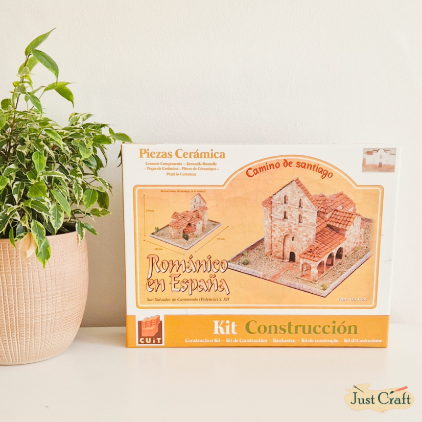 Brick construction kit Domenech Cuit - the Church of San Salvador de Cantamuda