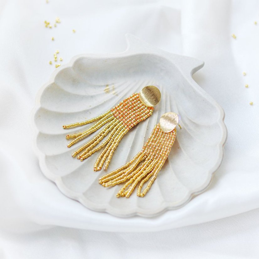 Fringe Earrings Kit - Create Your Own Miyuki Beaded Earrings