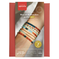 Beaded bracelet set -  Make 7 trendy and elegant bracelets