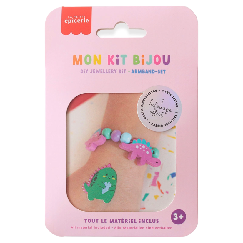 DIY Jewelry Kit Mon Kit Bijou - Armband-set - Dinosaurs