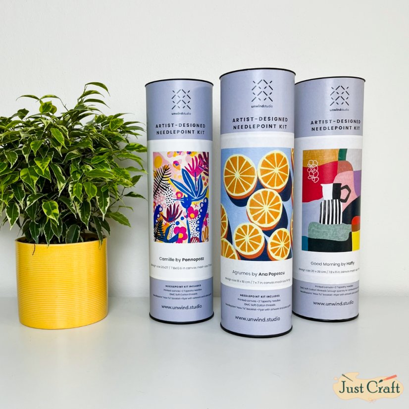 Artist Designed Needlepoint Kit - Argumes