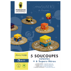 Paper DIY kit for kids - Create intergalactic superheroes