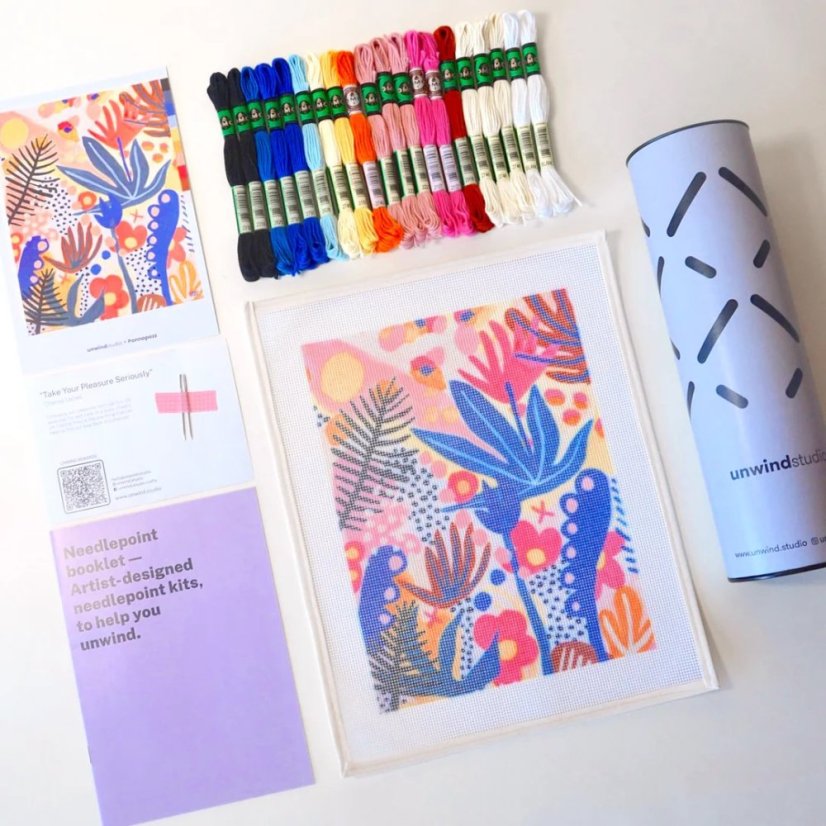 Artist Designed Needlepoint Kit - Camile