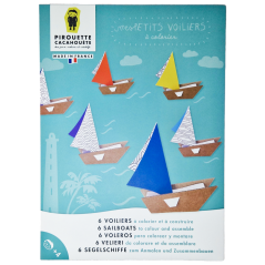 Papírová kreativní sada pro děti - Vyrob si plachetnice