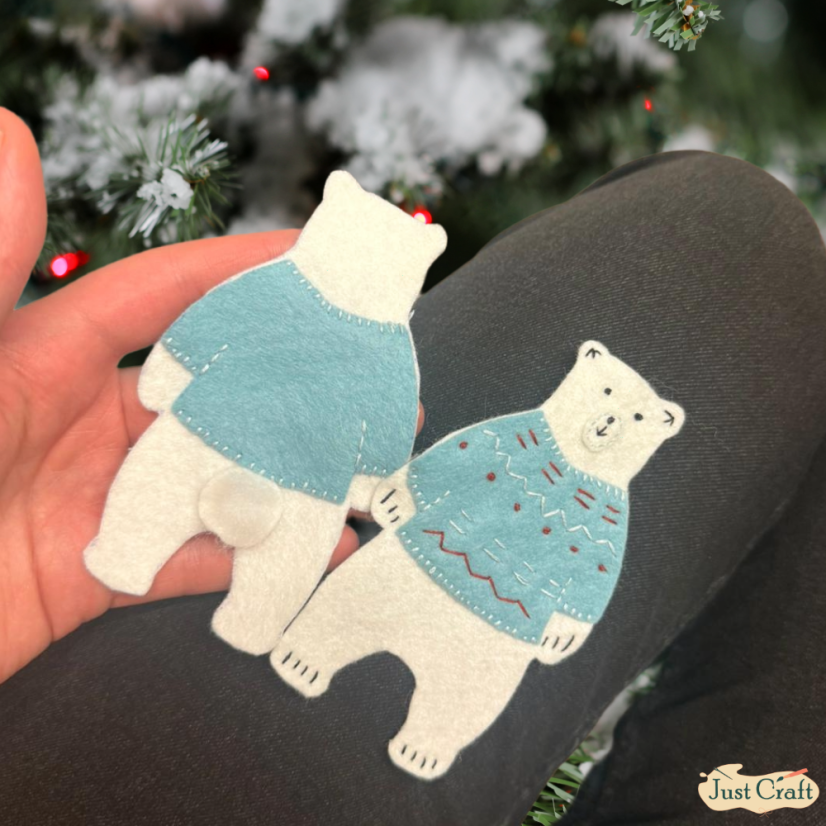 Polar bear - Felt Craft Mini Kit