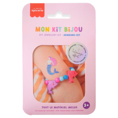 Sada pro děti na výrobu náramku Mon Kit Bijou - Mořská panna