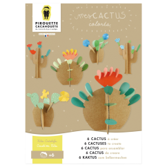 Paper DIY kit for kids - Create cactuses