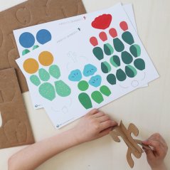 Papírová kreativní sada pro děti - Vyrob si kaktusy