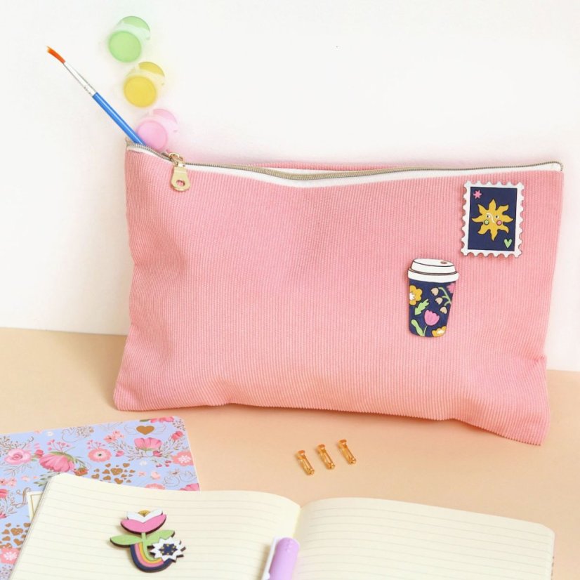 Sada na výrobu 3 dřevěných broží