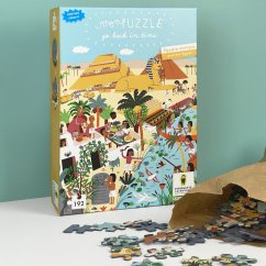 Puzzle pro děti Vrať se v čase (plus plakát) - Starověký Egypt