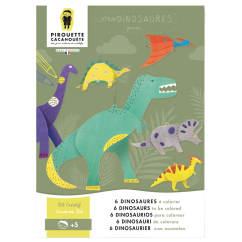 Paper DIY kit for kids - Create dinosaurs