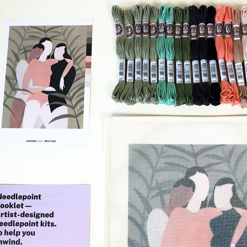 Autorská vyšívací sada - Sisterhood