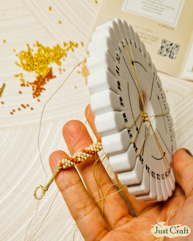 Sada na výrobu Kumihimo náramku