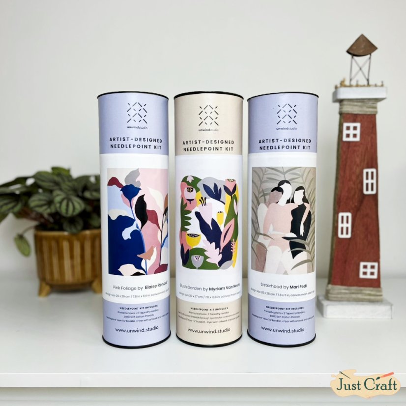 Autorská vyšívací sada - Blush Garden