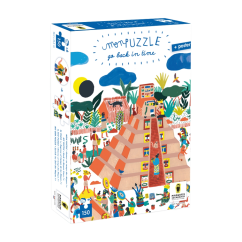 Puzzle for kids Go back in time (plus a poster) - the Mayan Times