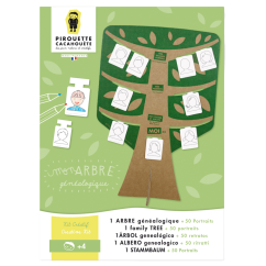 Paper DIY kit for kids Mon - Create your Family tree