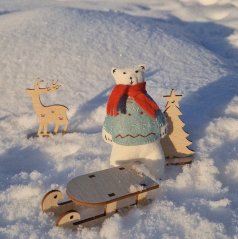 Polar bear - Felt Craft Mini Kit