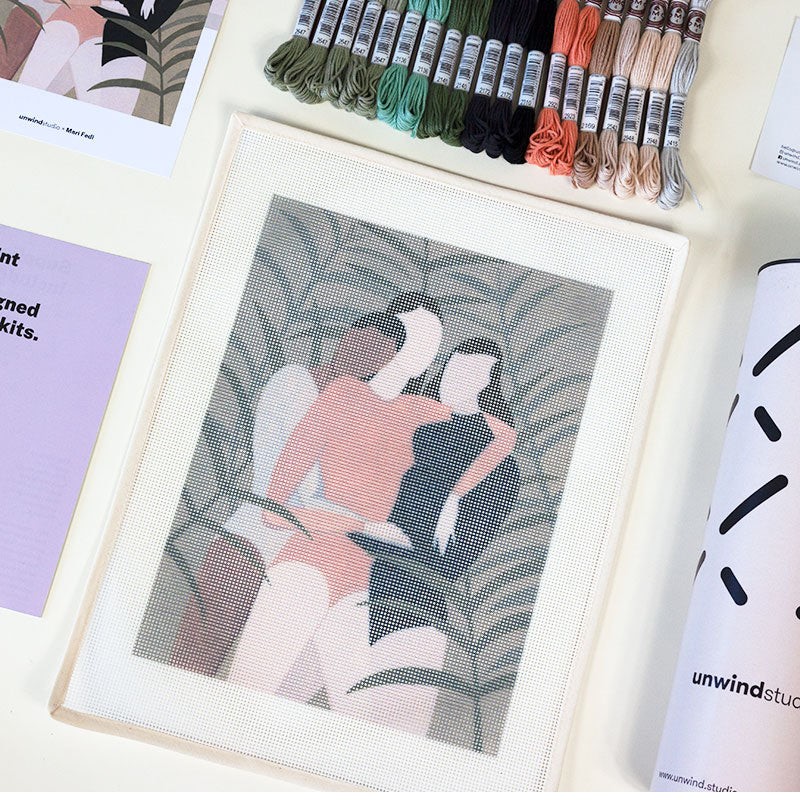 Autorská vyšívací sada - Sisterhood