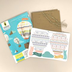 Paper DIY kit for kids - Create Hot-Air Balloons
