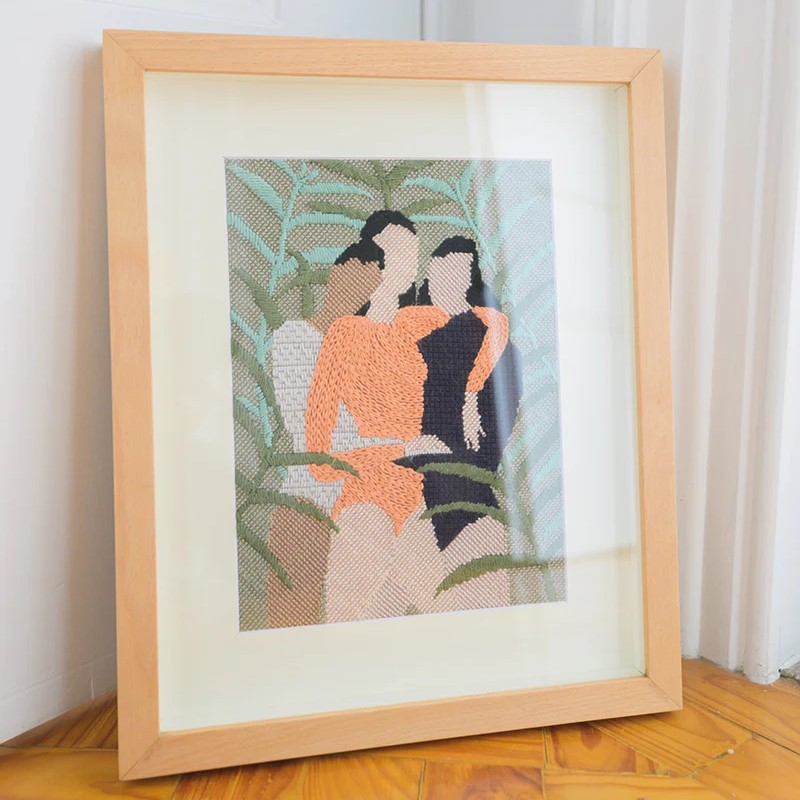 Autorská vyšívací sada - Sisterhood