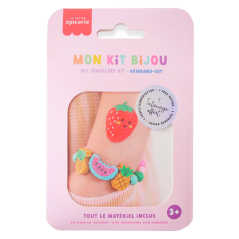 Sada pro děti na výrobu náramku Mon Kit Bijou - Ovoce