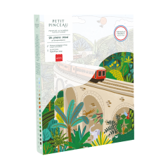 Malování podle čísel Petit Pinceau - Vlak na Srí Lance