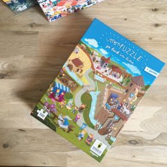 Puzzle for kids Go back in time (plus a poster) - Middle Ages