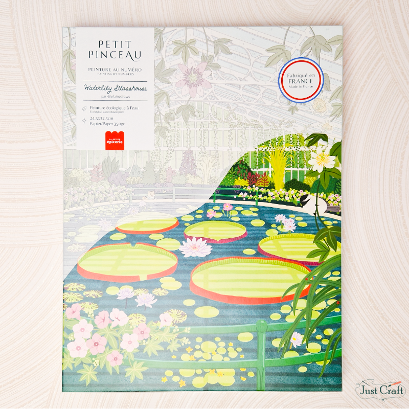 Painting by numbers Petit Pinceau - Waterlily Glasshouse