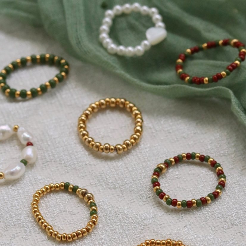 Natural Pearl Rings Kit