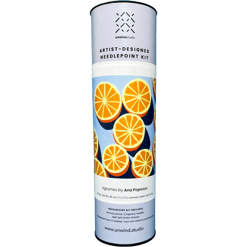 Artist Designed Needlepoint Kit - Argumes