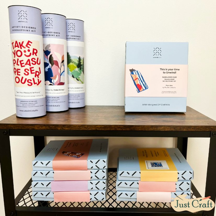 Artist Designed Needlepoint Kit - Sunglasses Case - Mariniere