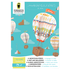 Paper DIY kit for kids - Create Hot-Air Balloons