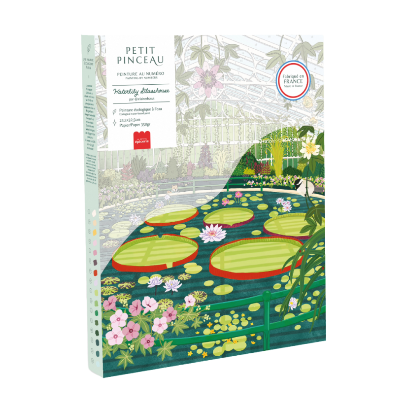 Painting by numbers Petit Pinceau - Waterlily Glasshouse