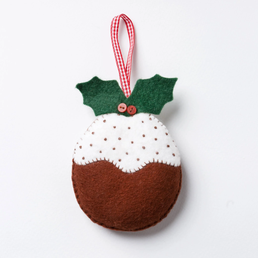 Christmas pudding - Felt Craft Mini Kit