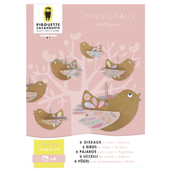 Paper DIY kit for kids - Create birds