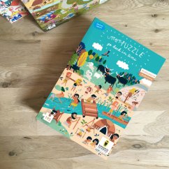 Puzzle for kids Go back in time (plus a poster) - Prehistory