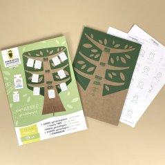 Papírová kreativní sada pro děti - Vyrob si rodokmen
