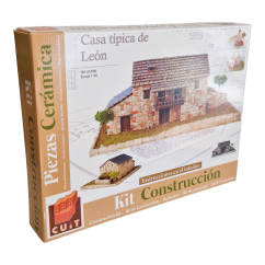 Stavebnice s cihel Domenech Cuit - Typický dům z Leónu