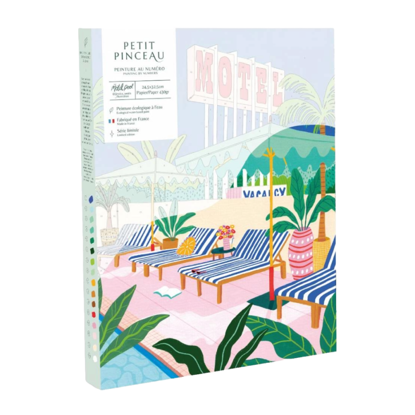 Painting by numbers Petit Pinceau - The Motel Pool