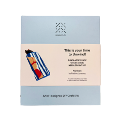 Autorská vyšívací sada - Pouzdro na sluneční brýle - Mariniere