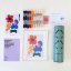 Artist Designed Needlepoint Kit for Beginners - Mickebana White