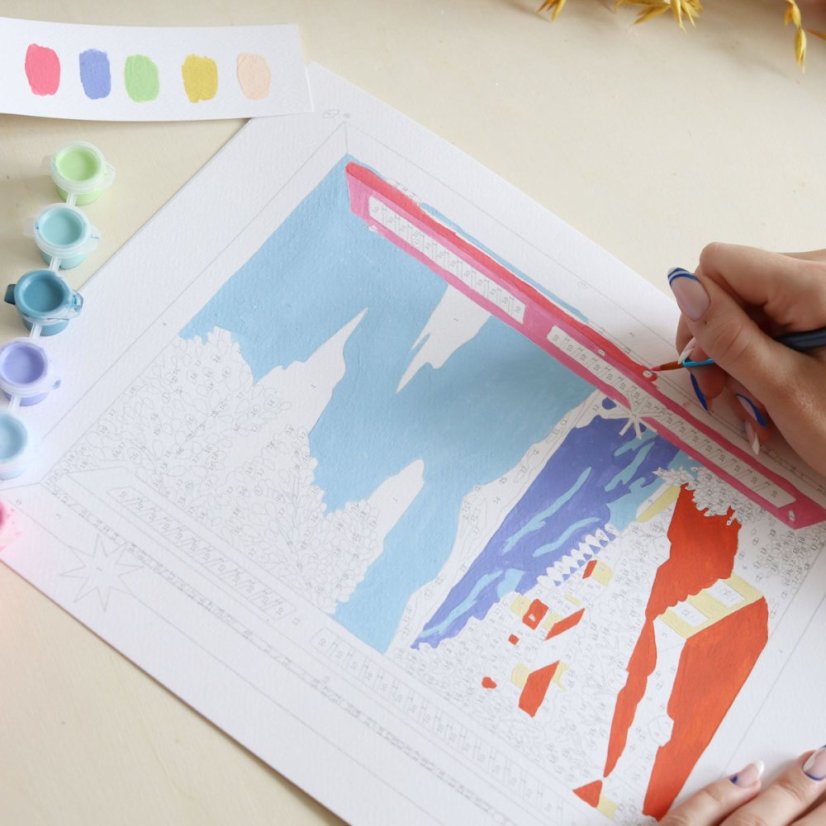 Malování podle čísel Petit Pinceau - Neapol